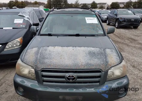 2006 Toyota Highlander V6 из США, поврежденный, VIN JTEEP21A860143724